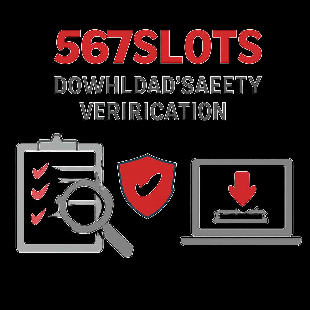 Diagram illustrating 567Slots Download Safety Verification