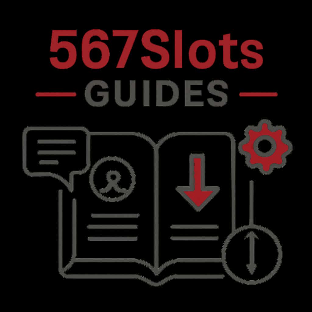 Educational illustration detailing installation steps for 567Slots.