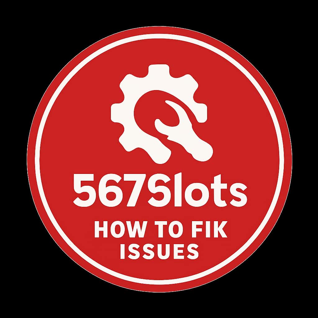 Icon representing troubleshooting steps for the 567Slots app.