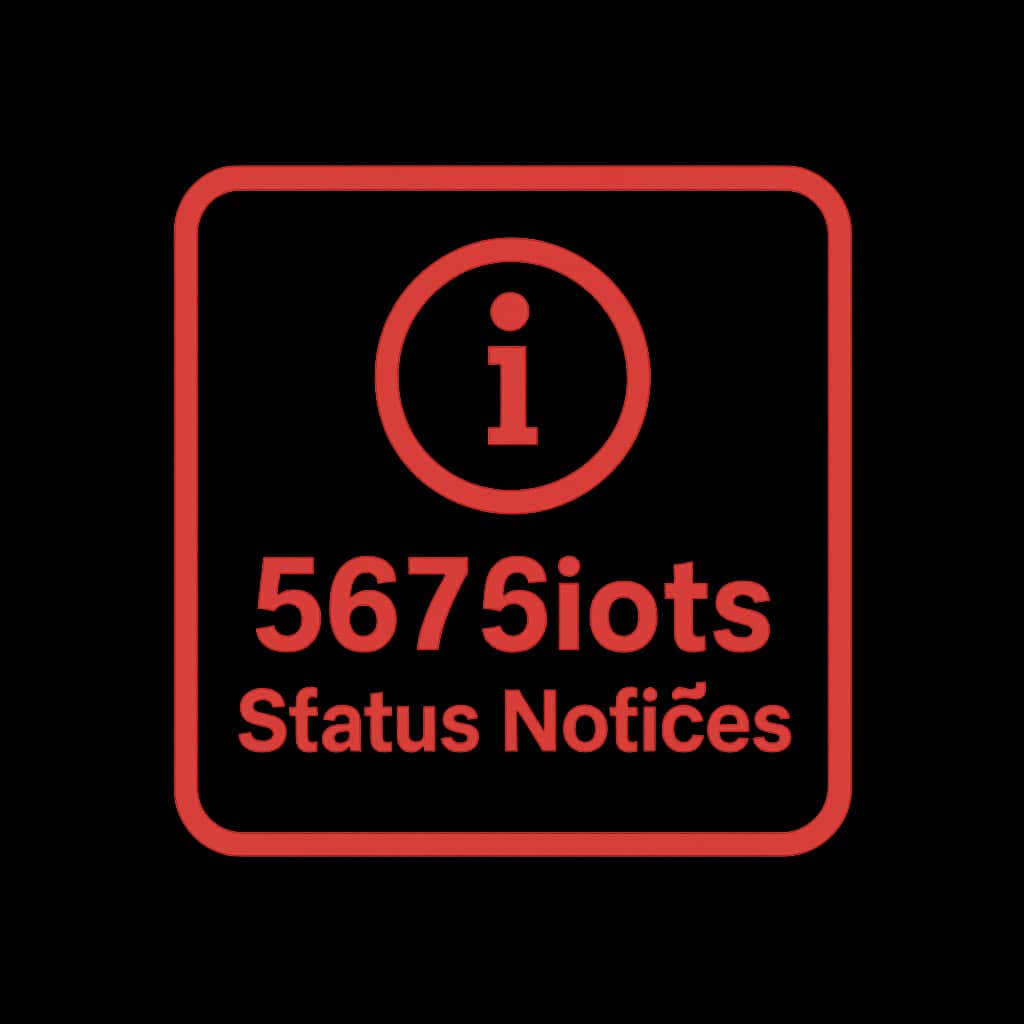 An icon representing 567Slots Status Notices, designed in a minimalistic style.