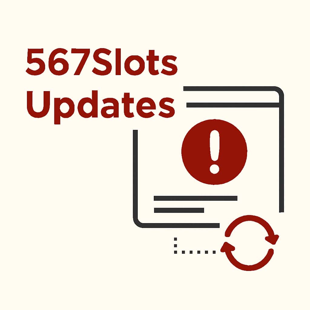 Illustration detailing 567Slots Updates topics.